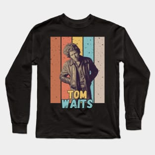 Tom Waits Long Sleeve T-Shirt